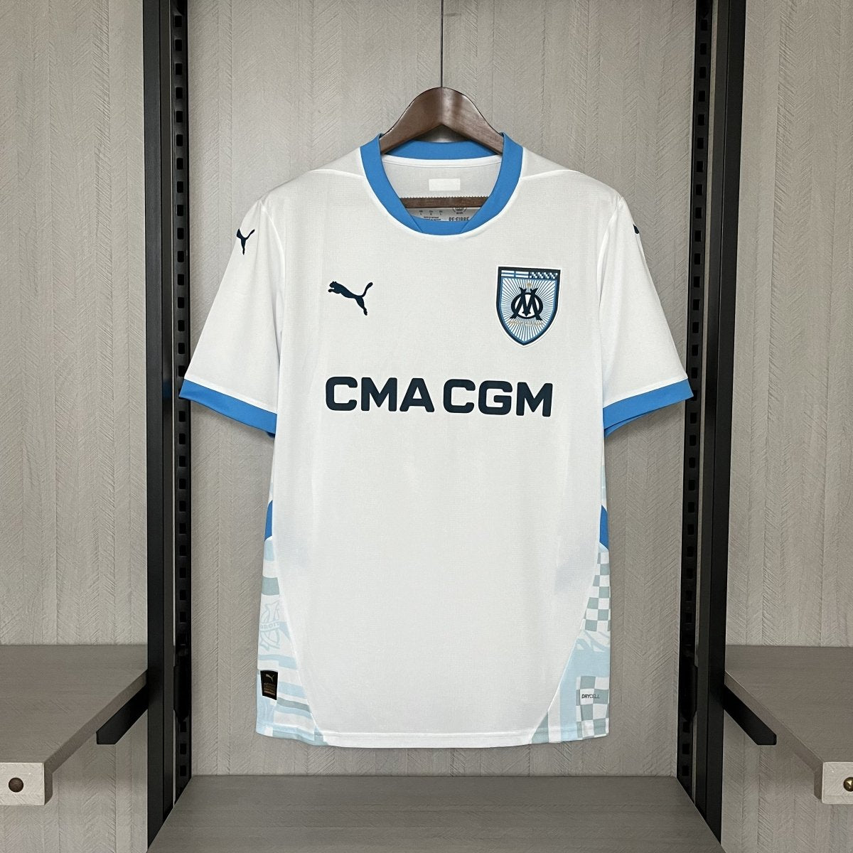 Jersey Olympique Marseille Home Home 24/25 Men's White