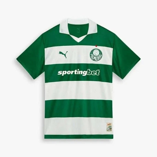 Jersey Palmeiras Listrada Green+White Avanti 2025/26 Men's