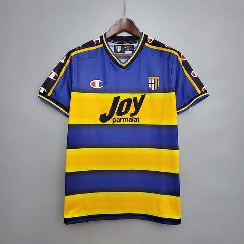 Jersey Parma Retrô 2001/2002 Blue and Amarela - Champion