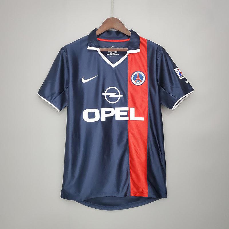 Jersey PSG Retrô 2001/2002 Blue and Vermelha - Nike