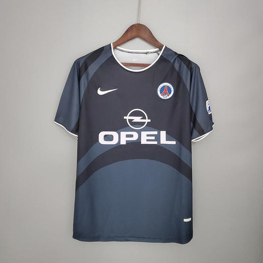Jersey PSG Retrô 2001/2002 Cinza and Preta - Nike