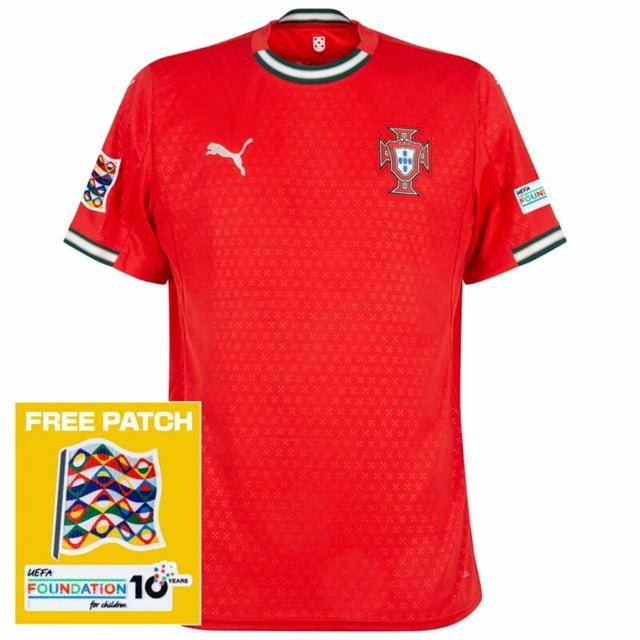 Jersey Puma Portugal Home 2025/26 Fan Version Men's - Patch Nations League