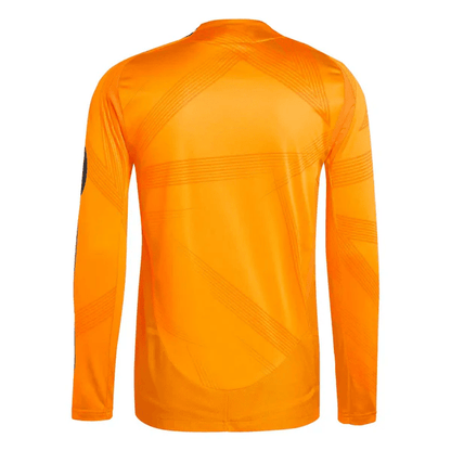 Camisa Real Madrid Away Manga Longa 24/25 s/n° Masculino - Laranja - DA Sports Oficial