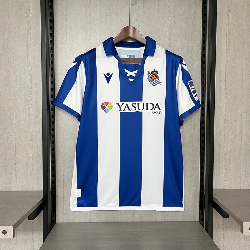 Jersey Real Sociedad Home 24/25 Fan Version Men's - Blue e White