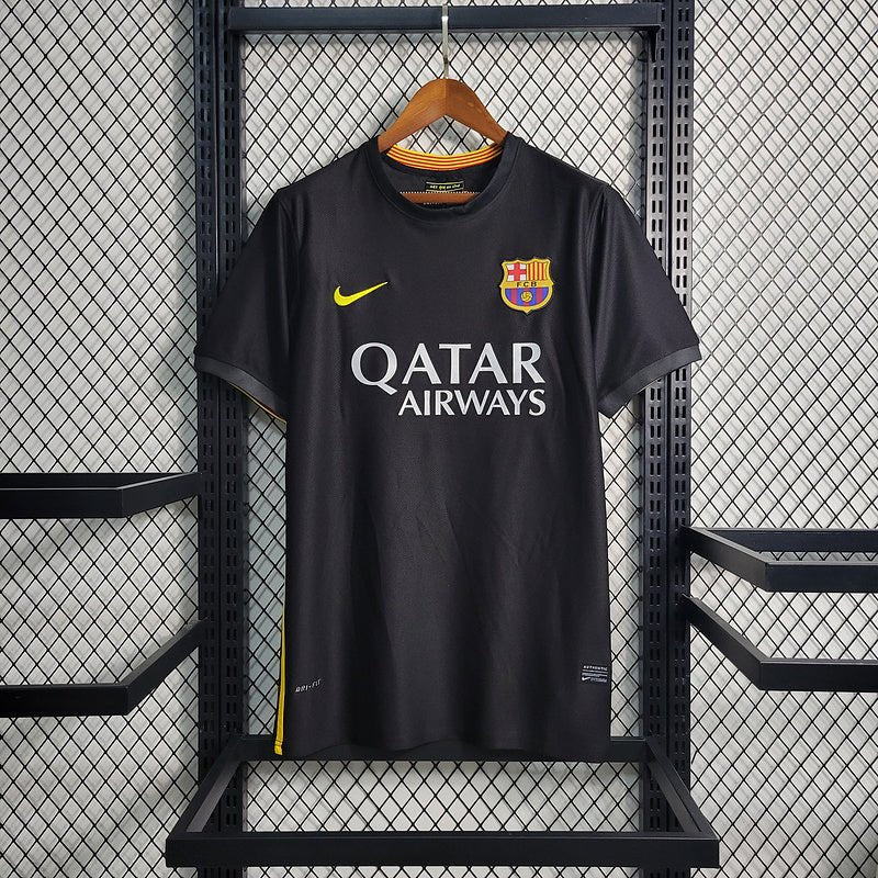 Jersey Retrô Barcelona Third Away 13/14 - Black