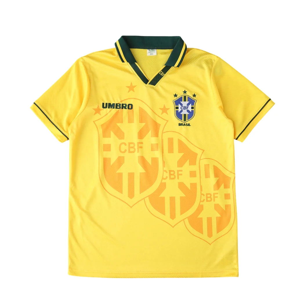 [PRONTA ENTREGA] Jersey Retrô Brasil Romário World Cup 1994 Amarela