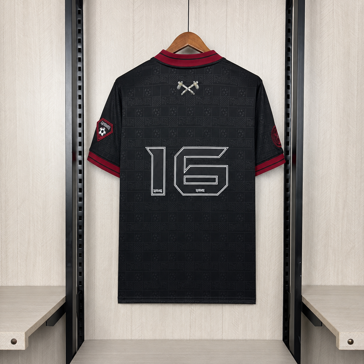 Retro Iron Maiden Home 2016 Fan Version Jersey