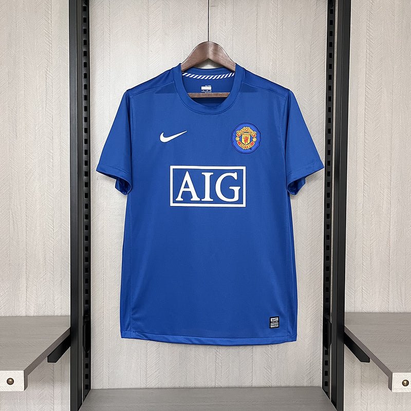 Jersey Retrô Manchester United Nike 2007/08 Men's Blue