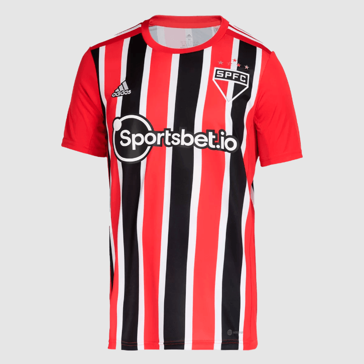 Jersey São Paulo Away 22/23 Adidas - Tricolor