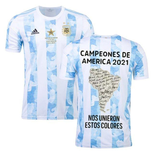 Jersey Seleção Argentina [Edition Campeões América] 21/22 Adidas - Blue and Branca