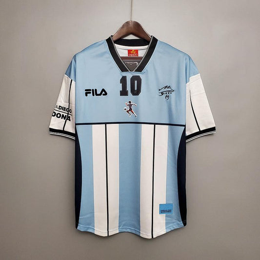Jersey Seleção Argentina Retrô 2001 Blue and Branca- Fila