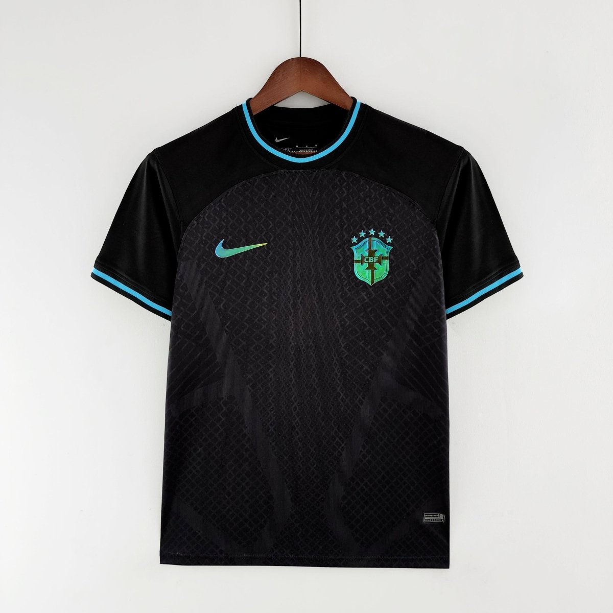 Jersey Seleção Brasil 2022 Nike - Black - Conceito Black