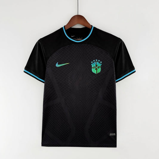 Jersey Seleção Brasil 2022 Nike - Black - Conceito Black