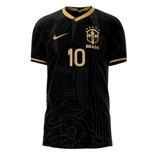 Jersey Seleção Brasil Fourth 2022 Nike - Black - Conceito Nordeste
