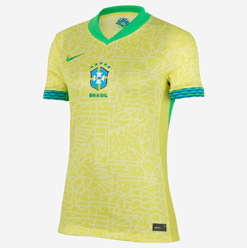 Jersey Seleção Brasil I 24/25 Nike - Amarela - (Women's)