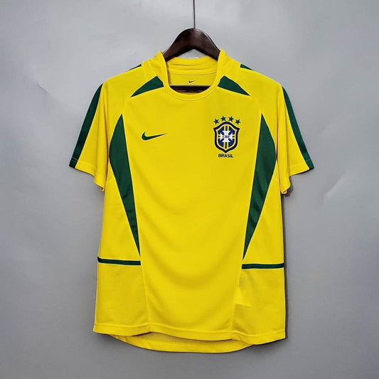 Camisa Seleção Brasileira Retrô 2002 Amarela - Nike - DA Sports Oficial