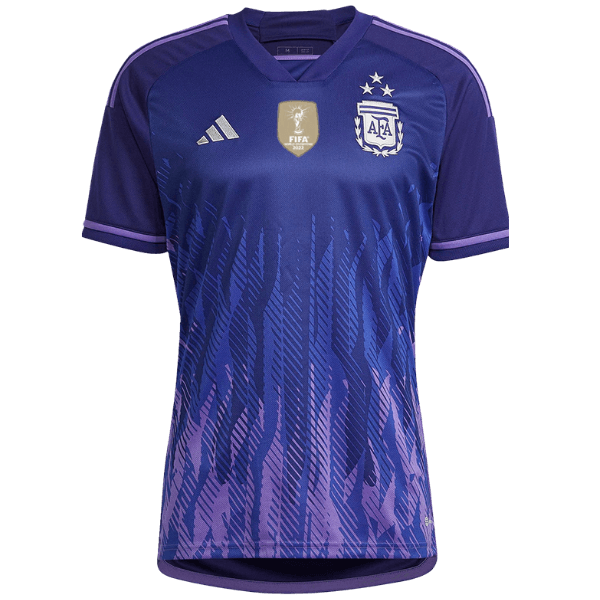 Jersey Seleção Argentina II [Com Patch World Cup] 2022 Adidas - Roxo