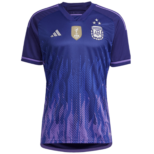 Jersey Seleção Argentina II [Com Patch World Cup] 2022 Adidas - Roxo