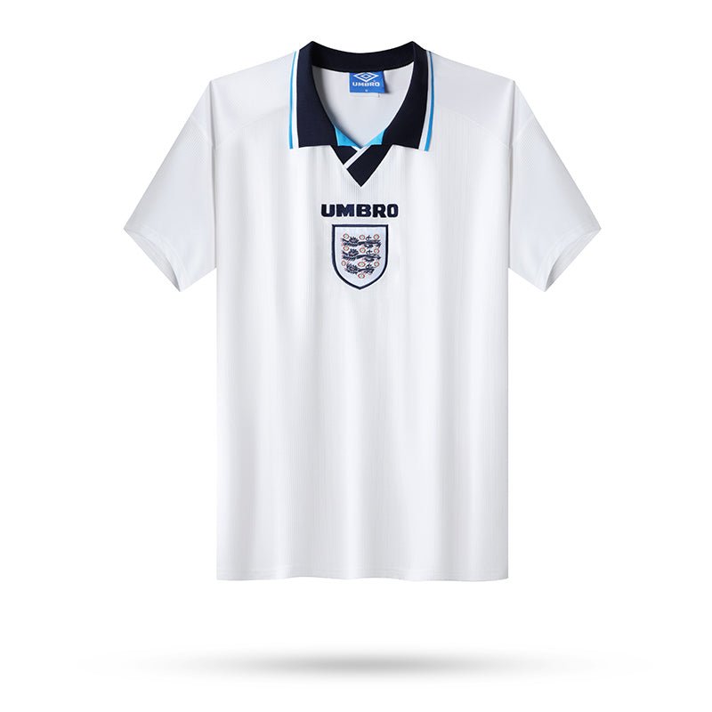 Jersey Seleção Inglaterra Retrô Home 1996 Fan Version Umbro Men's - White