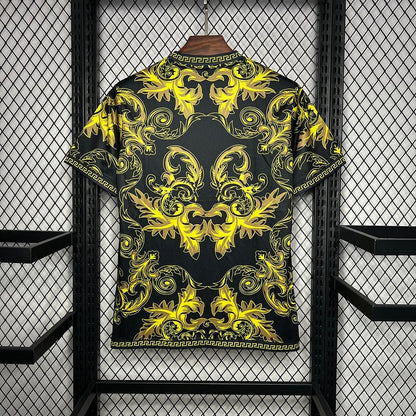 Camisa Seleção Itália x Versace - Puma - Preto e Dourado - DA Sports Oficial