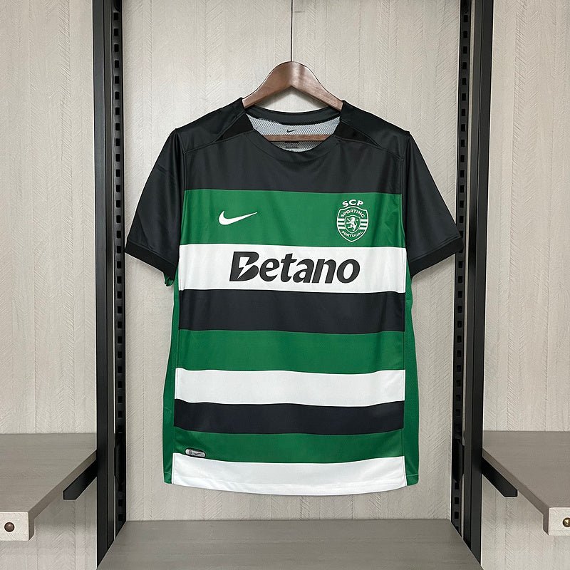 Jersey Sporting Home 24/25 Green e Black