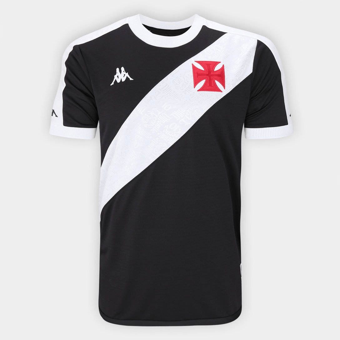 Vasco I 24/25 Kappa Men's - Black (Roberto Dinamite) Jersey
