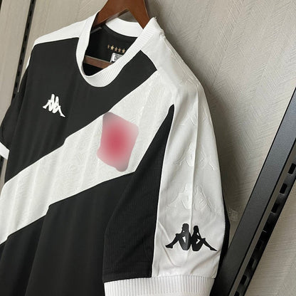 Camisa Vasco I 24/25 Kappa Masculina - Preto+Branco - DA Sports Oficial