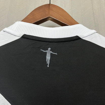Camisa Vasco I 24/25 Kappa - Preto+Branco - (Feminina) - DA Sports Oficial