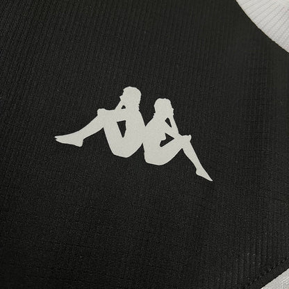 Camisa Vasco I 24/25 Kappa - Preto+Branco - (Feminina) - DA Sports Oficial