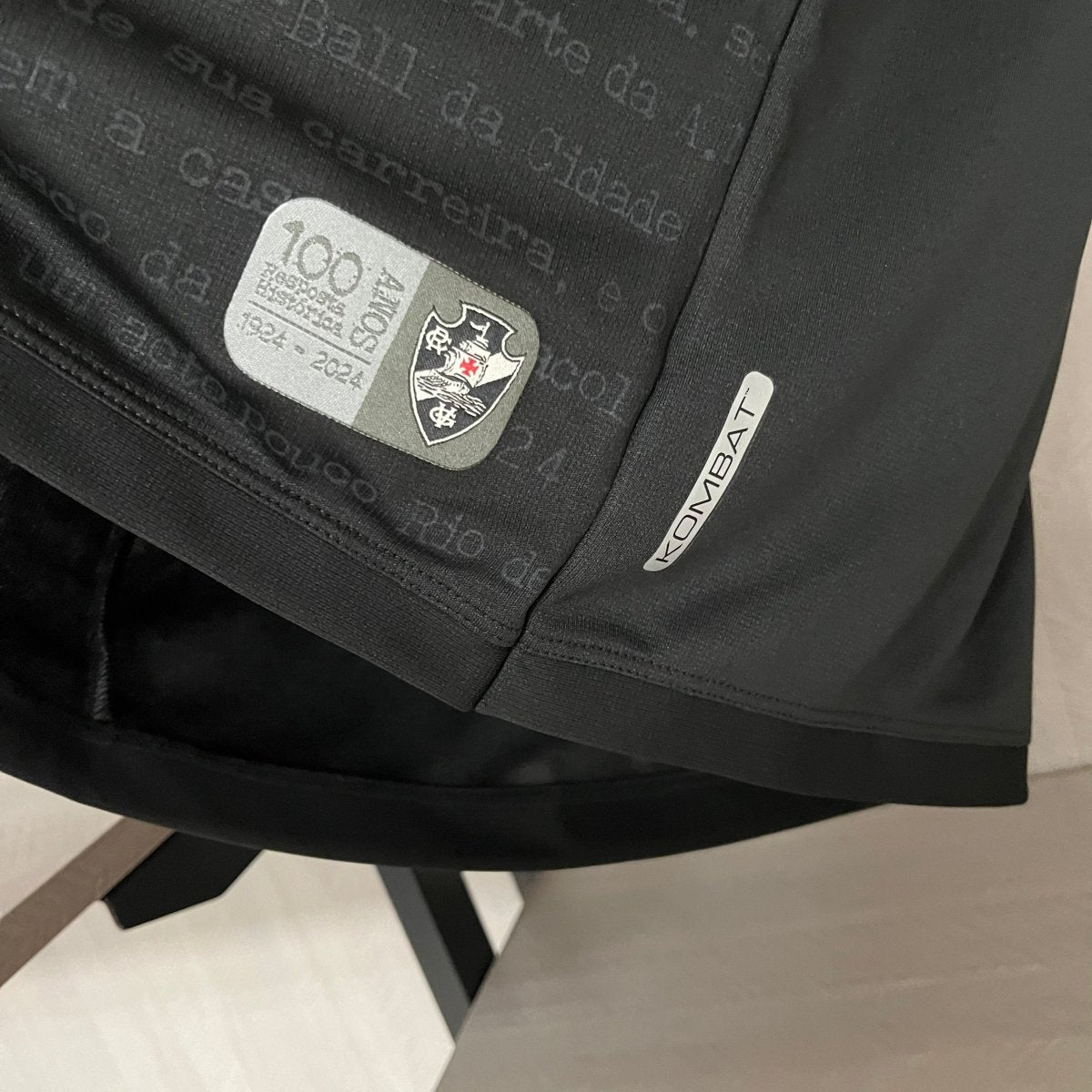 Vasco III 24/25 Without Number° Kombat Kappa Men's - Black Jersey