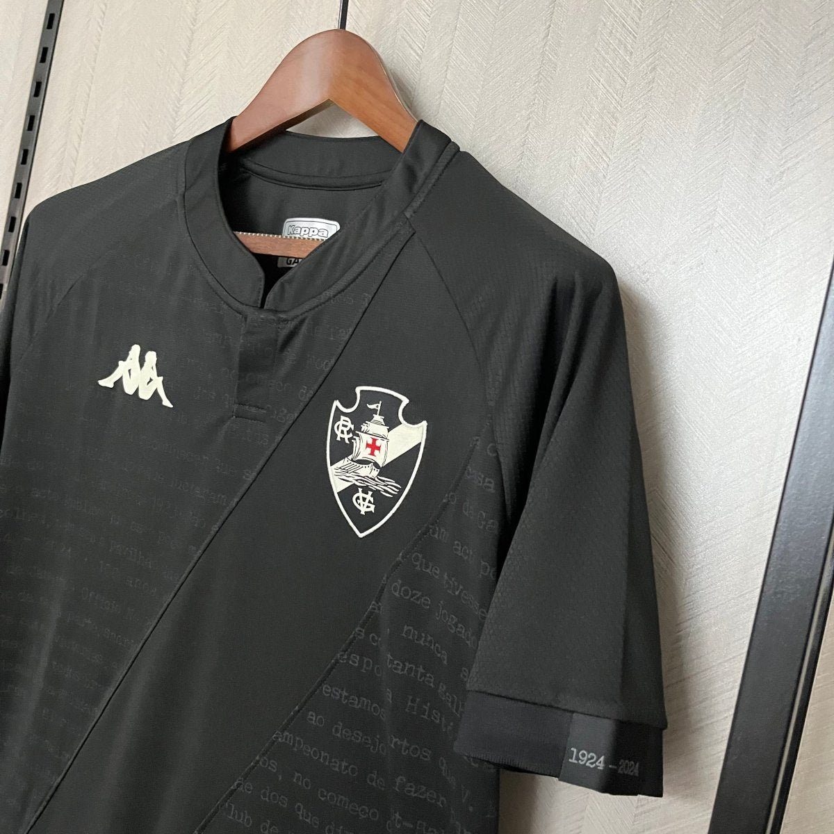 Vasco III 24/25 Without Number° Kombat Kappa Men's - Black Jersey