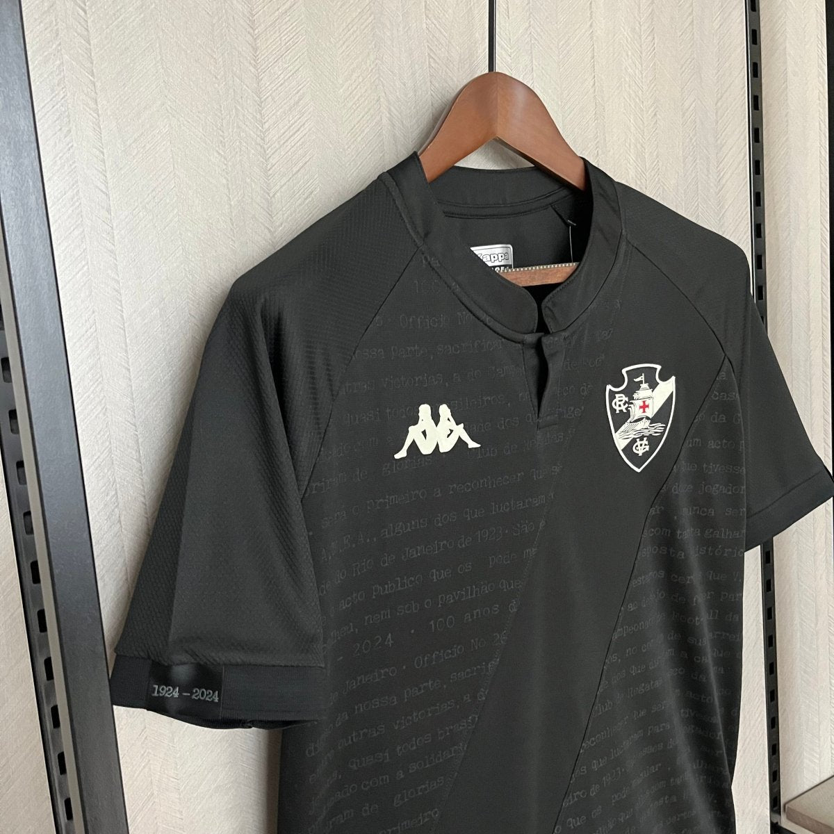 Camisa Vasco III 24/25 s/n° Kombat Kappa Masculina - Preto - DA Sports Oficial