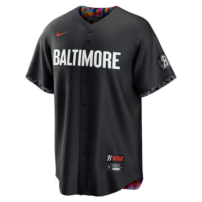 Jersey MLB Baltimore Orioles Black City Connect Fan Version Men's Black