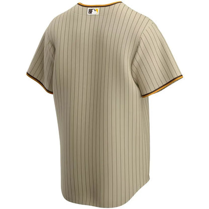 Jersey MLB San Diego Padres Raod Fan Version Men's Striped Brown