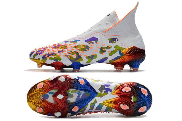 Chuteira Campo Adidas Predator Freak+ FG - Edition Pogba Cano Alto