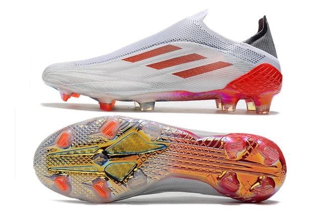 Chuteira Campo Adidas X SpeedFlow FG White and Orange