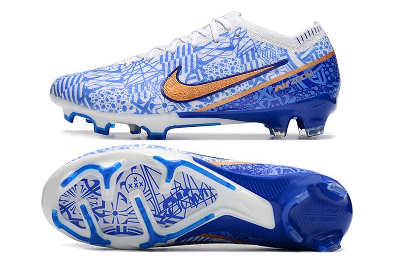 Chuteira Campo Nike Air Zoom Mercurial Vapor XV Elite FG Blue - Cano Alto