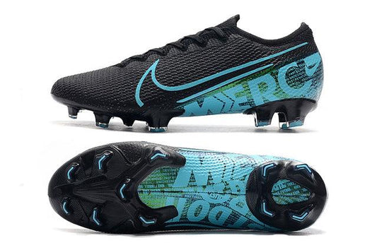 Chuteira Campo Nike Mercurial Vapor 13 Elite FG Blue and Black - Low