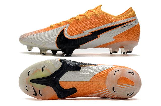 Chuteira Campo Nike Mercurial Vapor 13 Elite FG Orange - Low