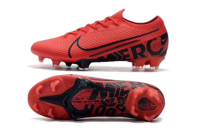 Chuteira Campo Nike Mercurial Vapor 13 Elite FG Red/Black - Low