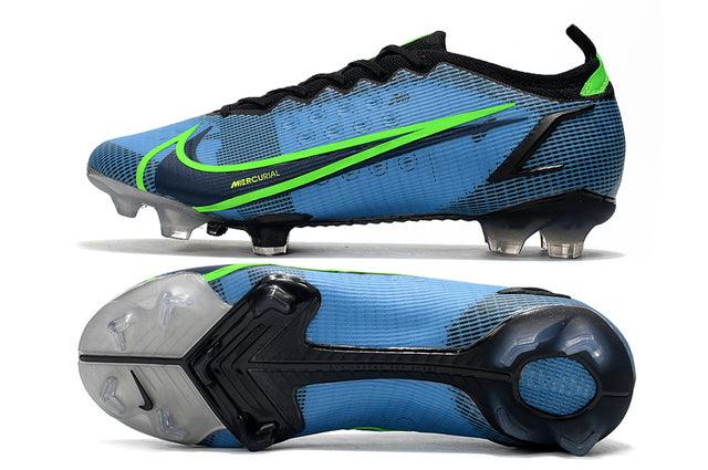 Chuteira Campo Nike Mercurial Vapor 14 Elite FG Blue/Green - Low