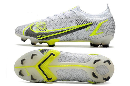 Chuteira Campo Nike Mercurial Vapor 14 Elite FG Cinza and Green - Low