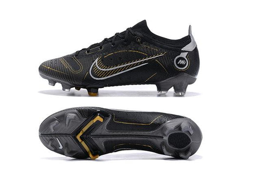 Chuteira Campo Nike Mercurial Vapor 14 Elite FG Black and Dourado - Low