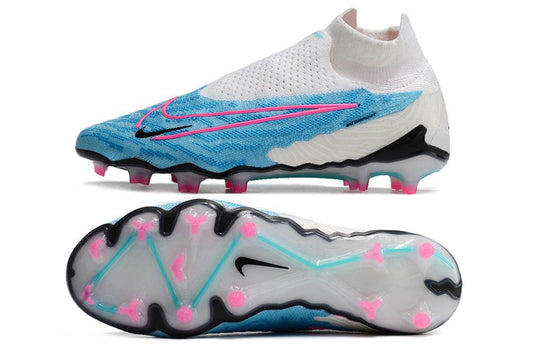 Chuteira Campo Nike Phantom GX Elite FG White/Blue - Cano Alto