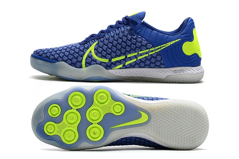 Chuteira Futsal Nike Phantom GT - Blue/Green - Low