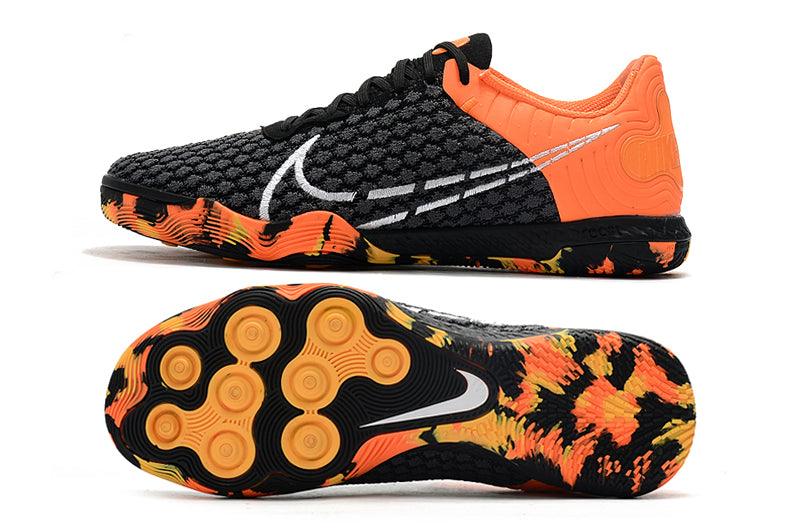 Chuteira Futsal Nike Phantom GT - Black/Orange - Low