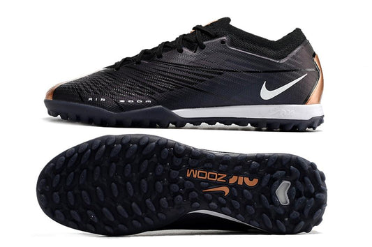Chuteira Society Nike Air Zoom TF Black/Marrom - Low
