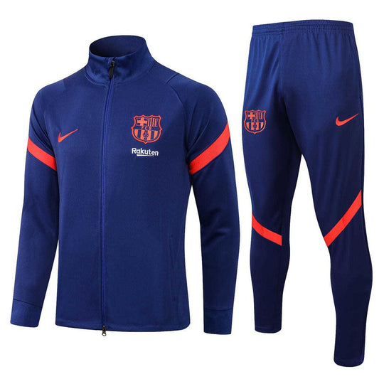 Kit Barcelona 2122 Blue Royal - Nike - Com Fecho