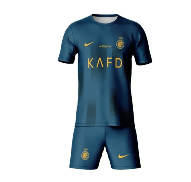 Kids Kit Al-Nassr Away 23/24 - Marinho