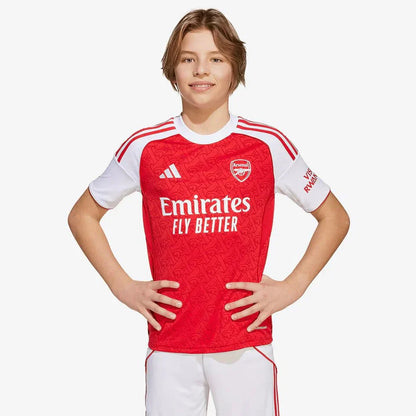 Conjunto Infantil Arsenal Home 2025 - Vermelho - DA Sports Oficial